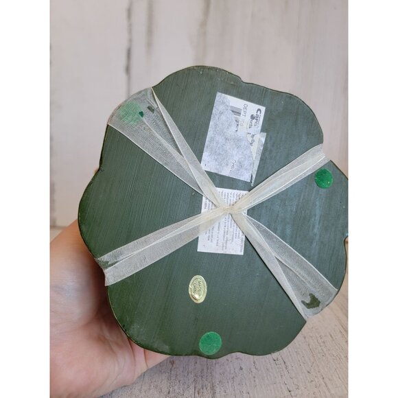 Halloween pumpkin stack holder candle pillar orange home decor candy corn - Picture 9 of 9